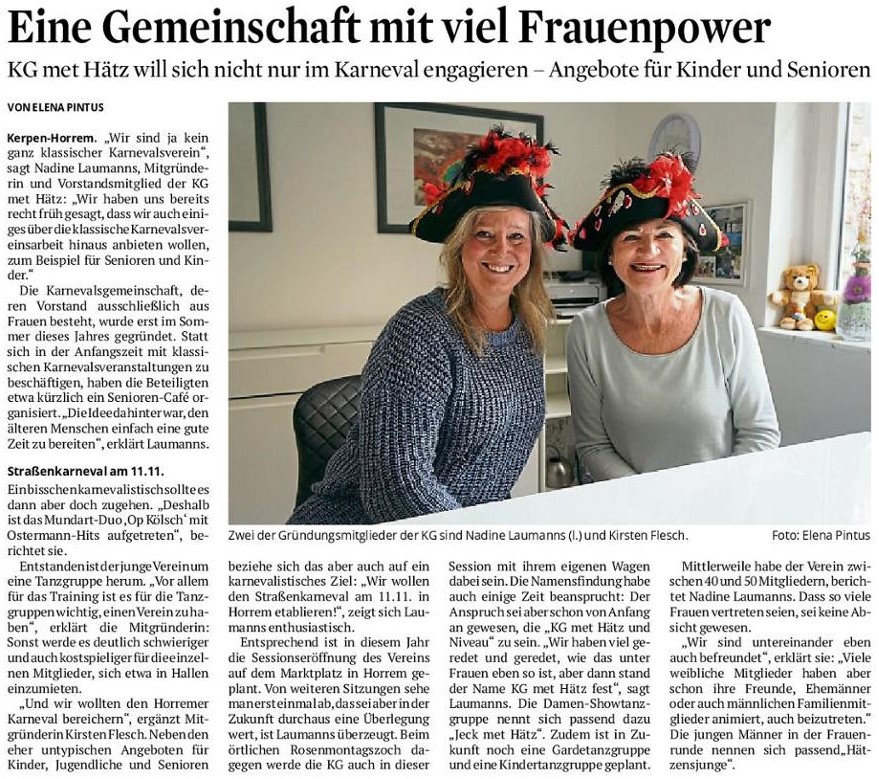 Du betrachtest gerade Eine Gemeinschaft mit viel Frauenpower
